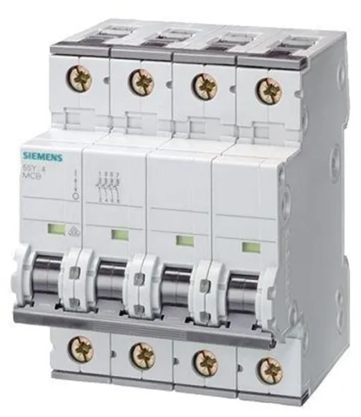 Siemens Automatsäkring 6ka 3p+n c 32a 5sy6632-7